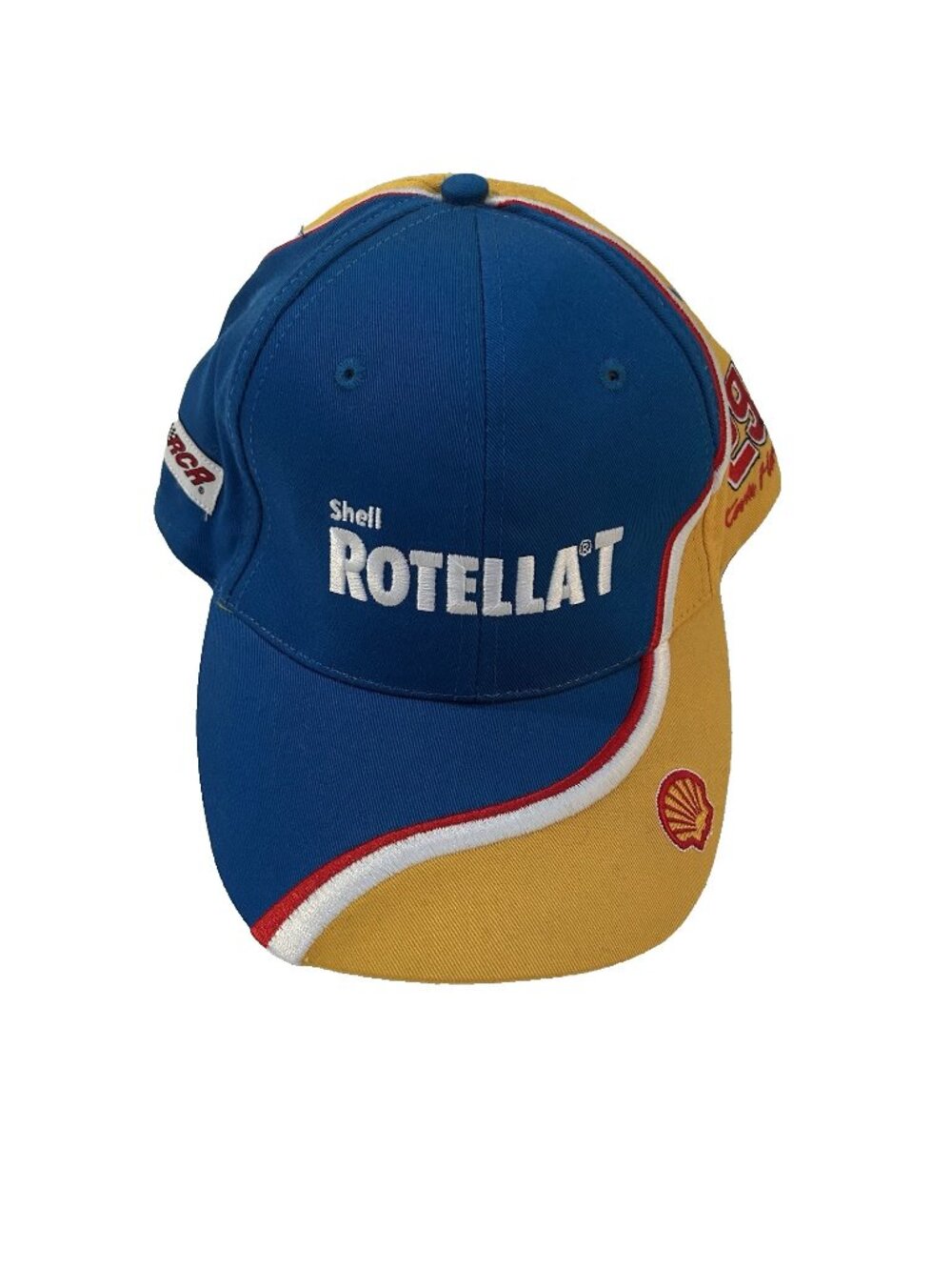 Shell Rotella T Kevin Harvick 29 Evigna Embroidered Yellow Trucker Hat Cap O/S